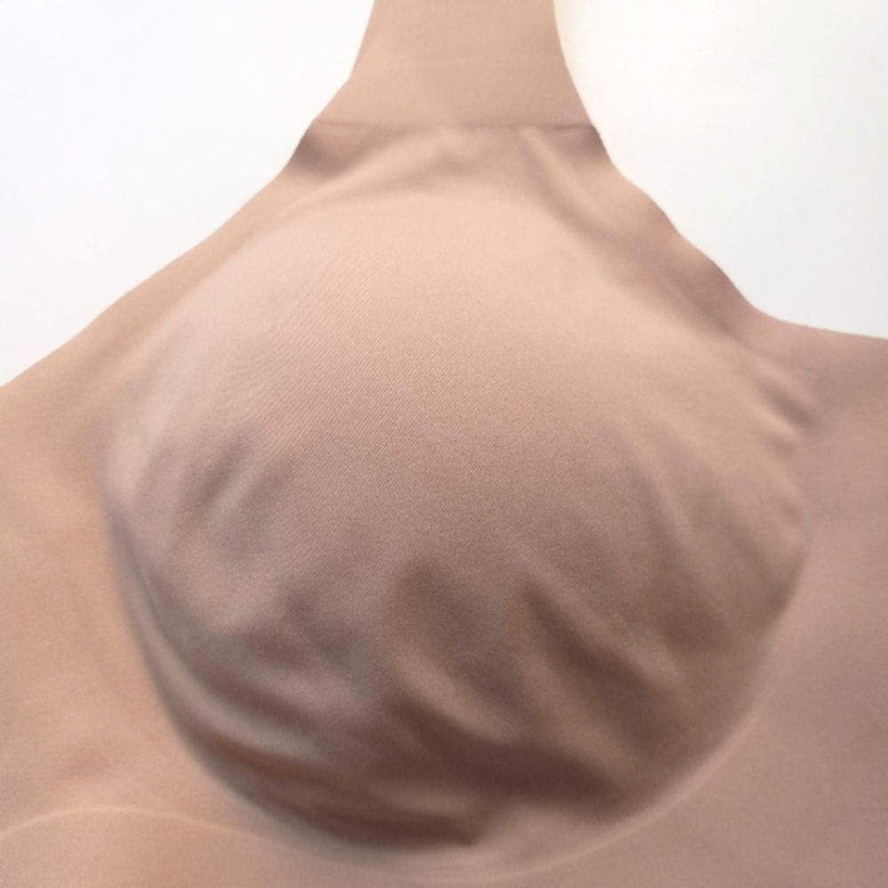 Honeylove V Neck Bra 3X Sand Wireless Seamless Pullover Comfort - Picture 7 of 16